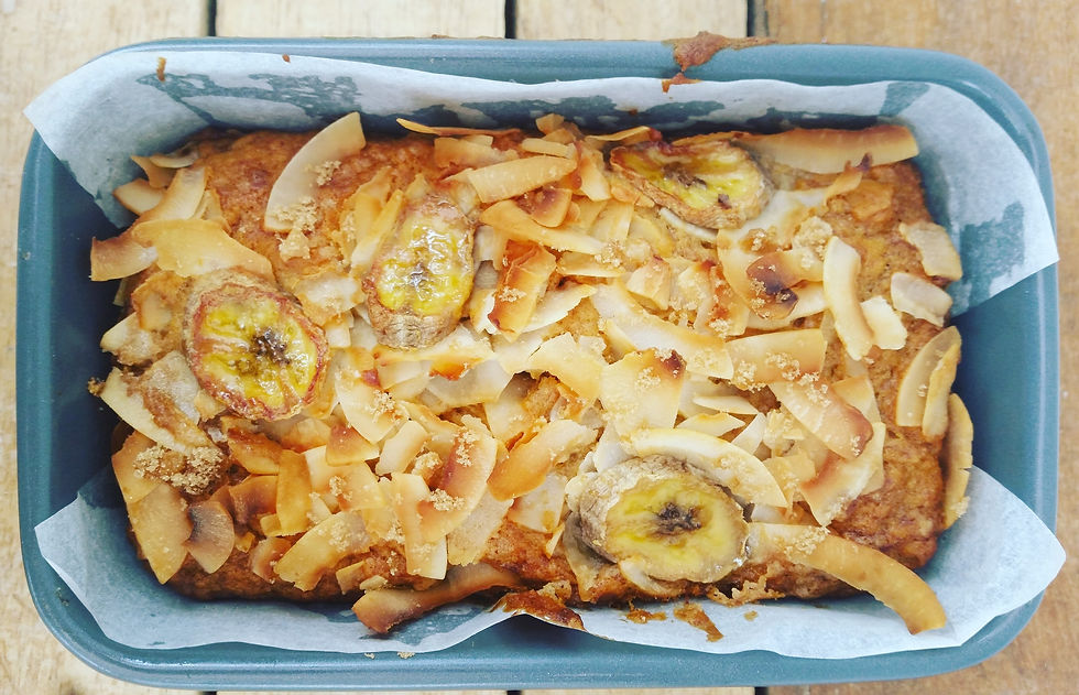 banana coconut cake