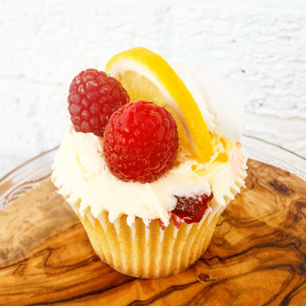 raspberry lemon cupcakes