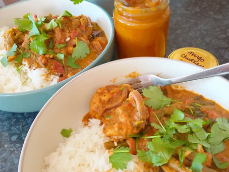random chicken curry big batch