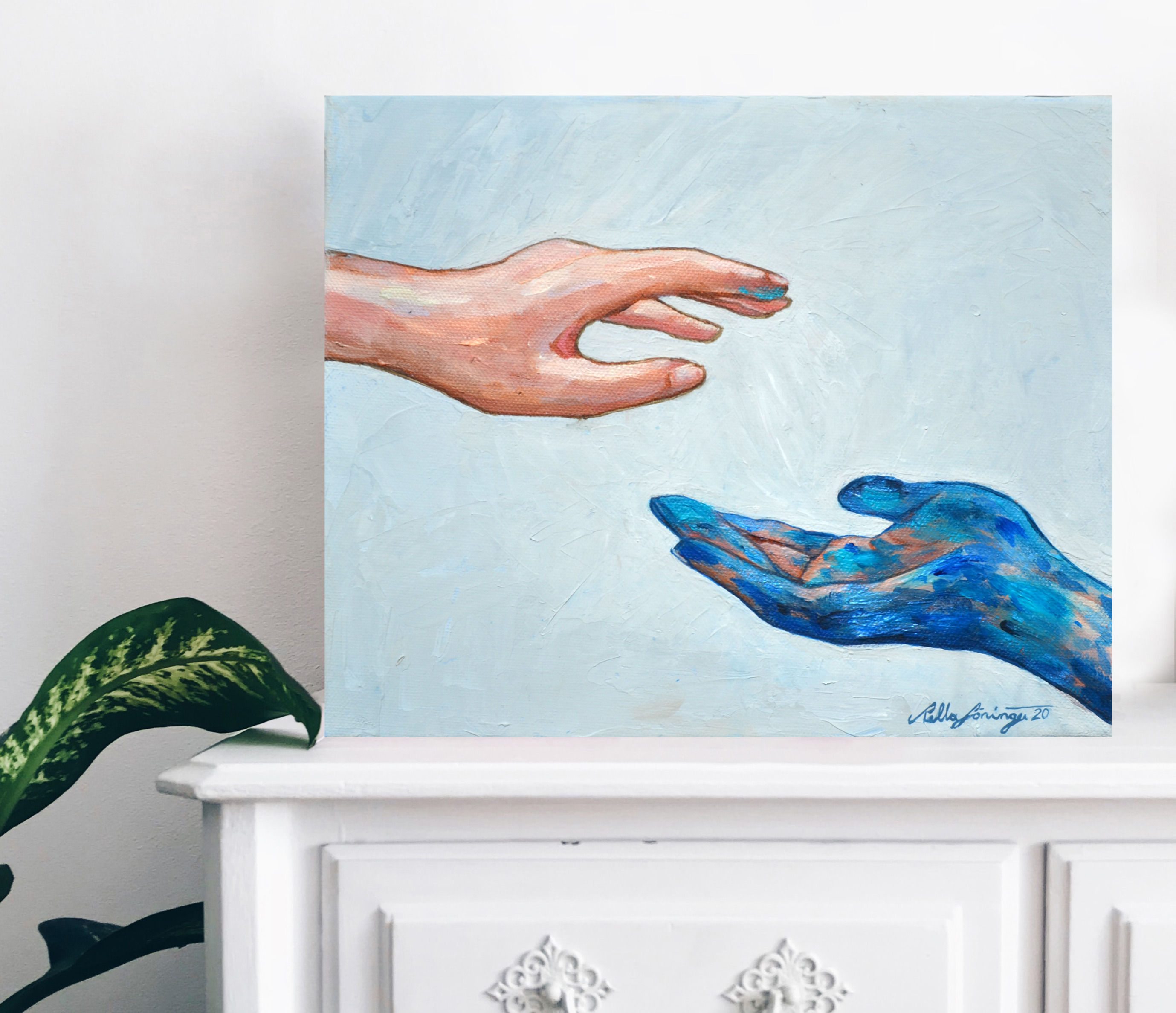 "Art & Me" - Original Painting in Private Collection at Bad Ischl, Austria