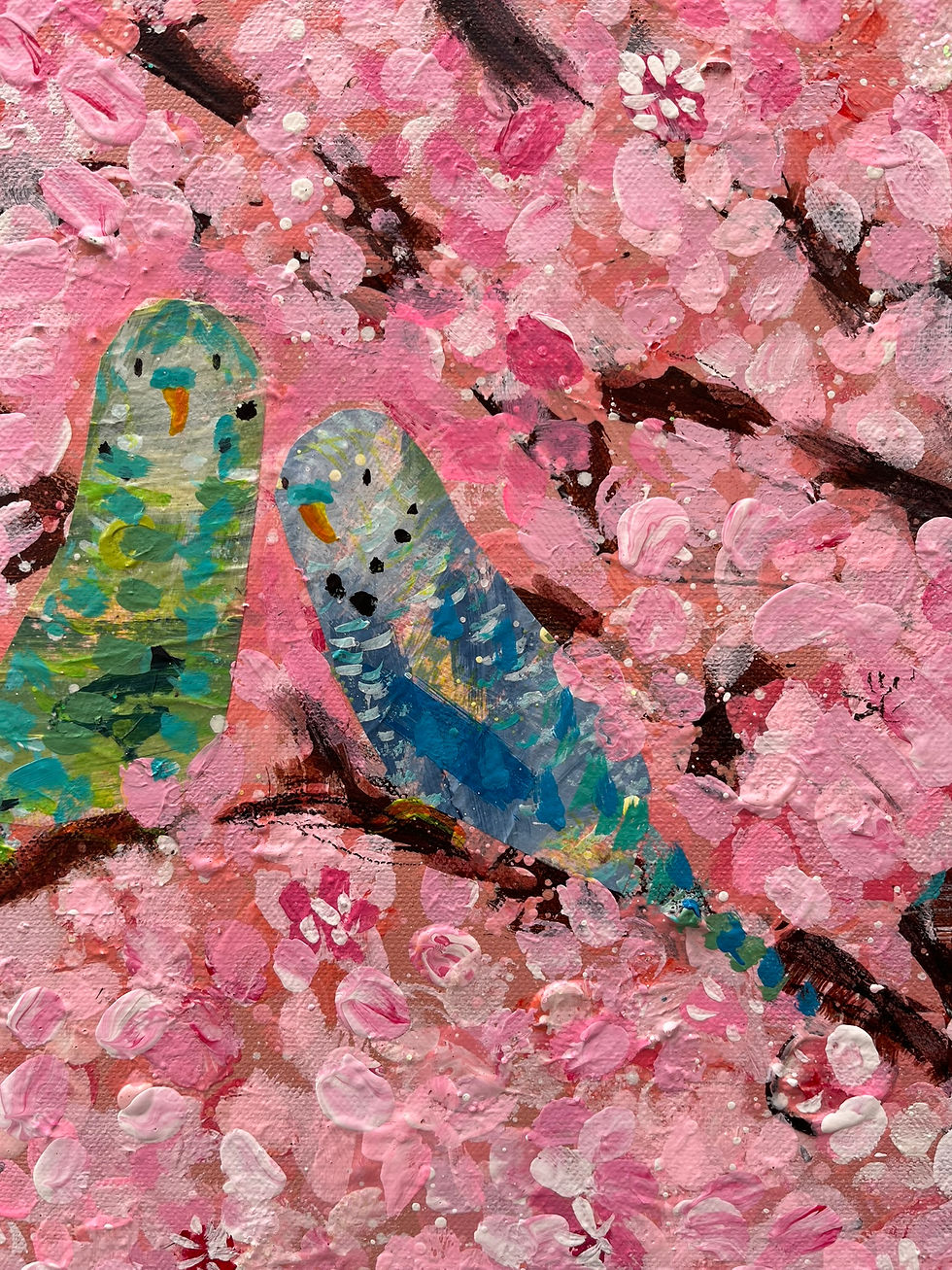 Thumbnail: Budgie Blossom