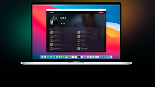 tela do macbook com a imagem da solução whitelabel Premium TAO