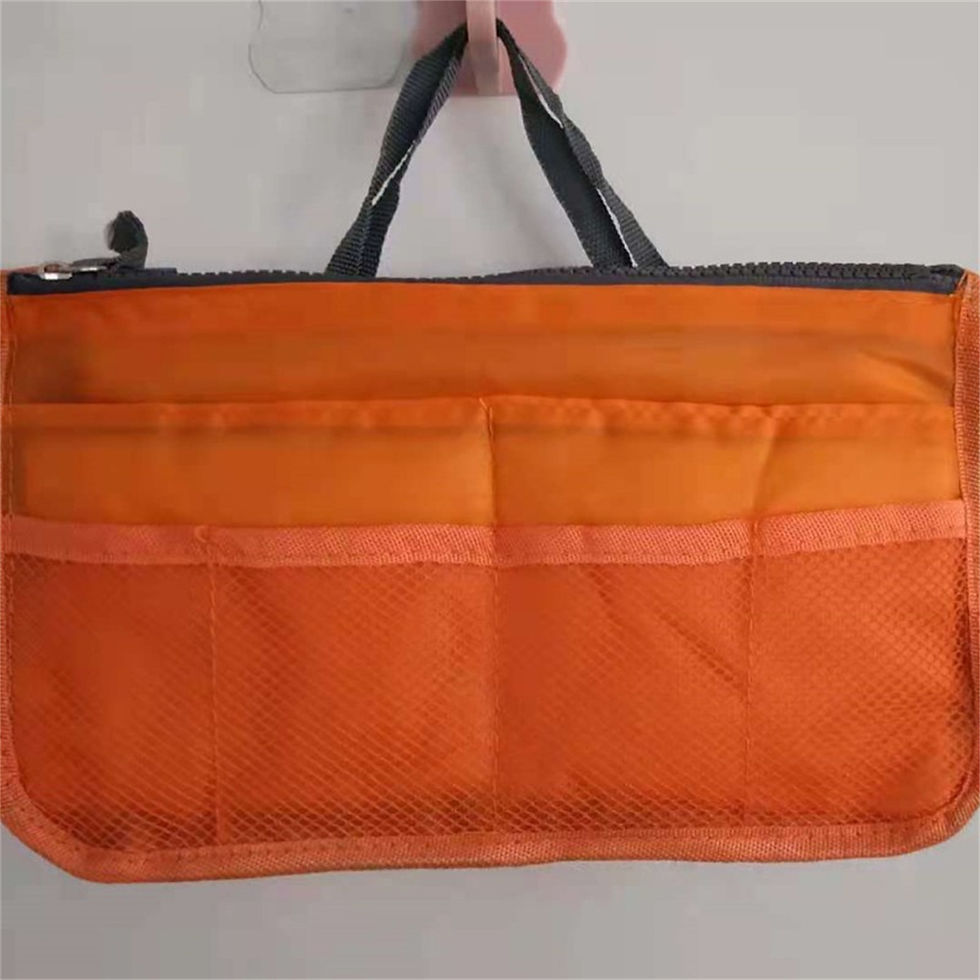 Thumbnail: Multifunctional Bi-fold Storage Bag Double Zipper Large Capacity Storage Arrange