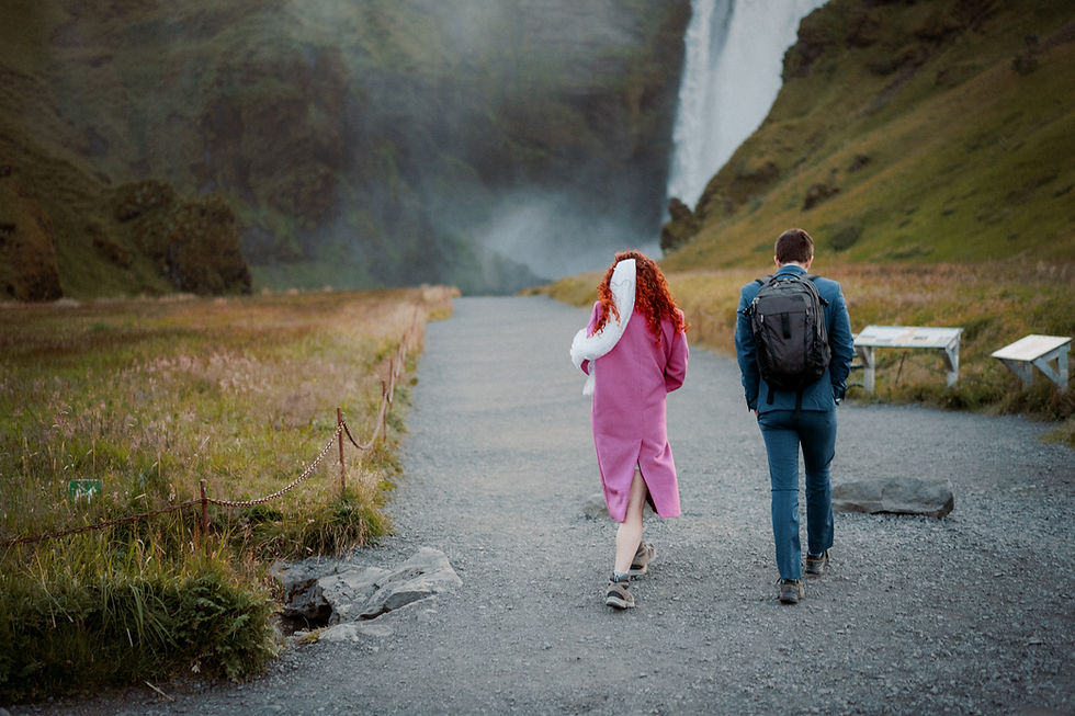Iceland Wedding Elopement Skogafoss