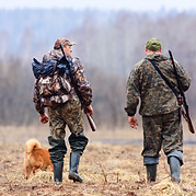 Hunters And Dog