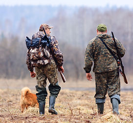 Hunters And Dog