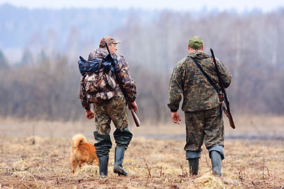 Hunters And Dog