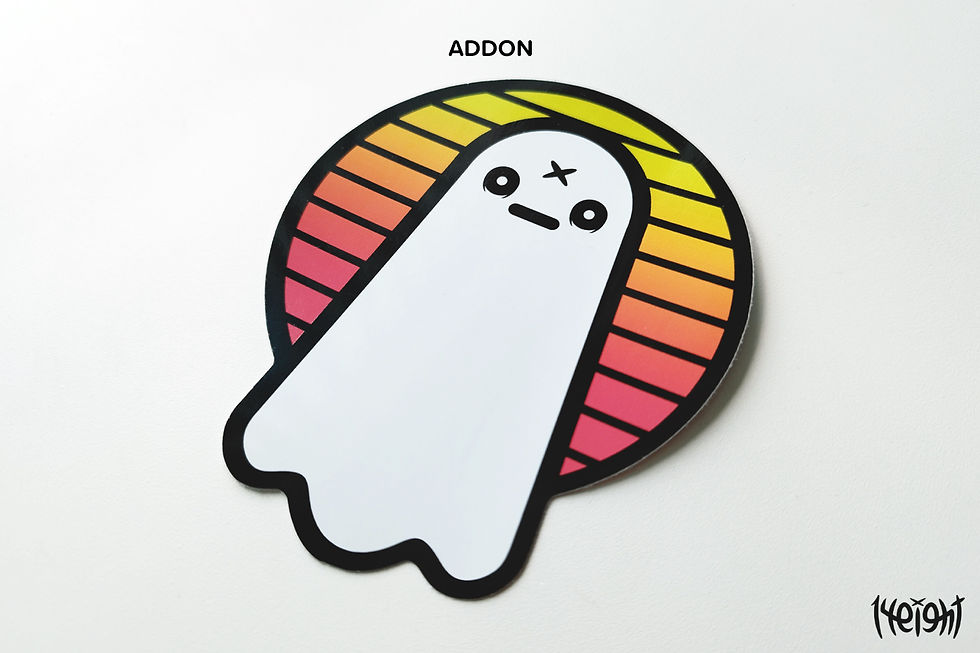 Thumbnail: Small ghost sticker
