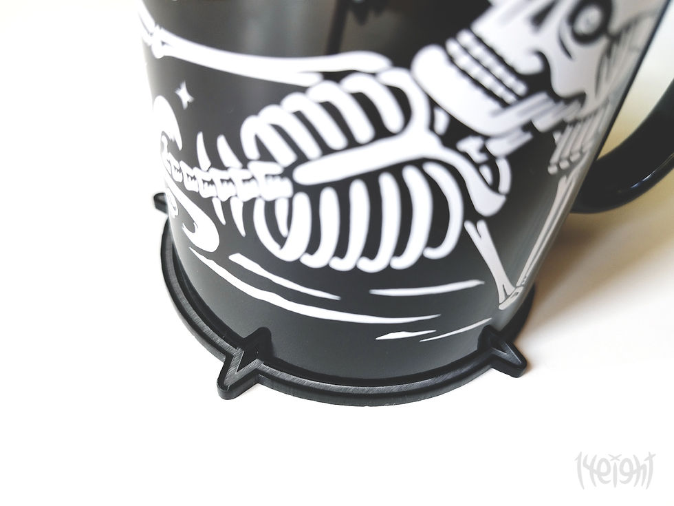 Thumbnail: Acrylic pentagram coffee coaster