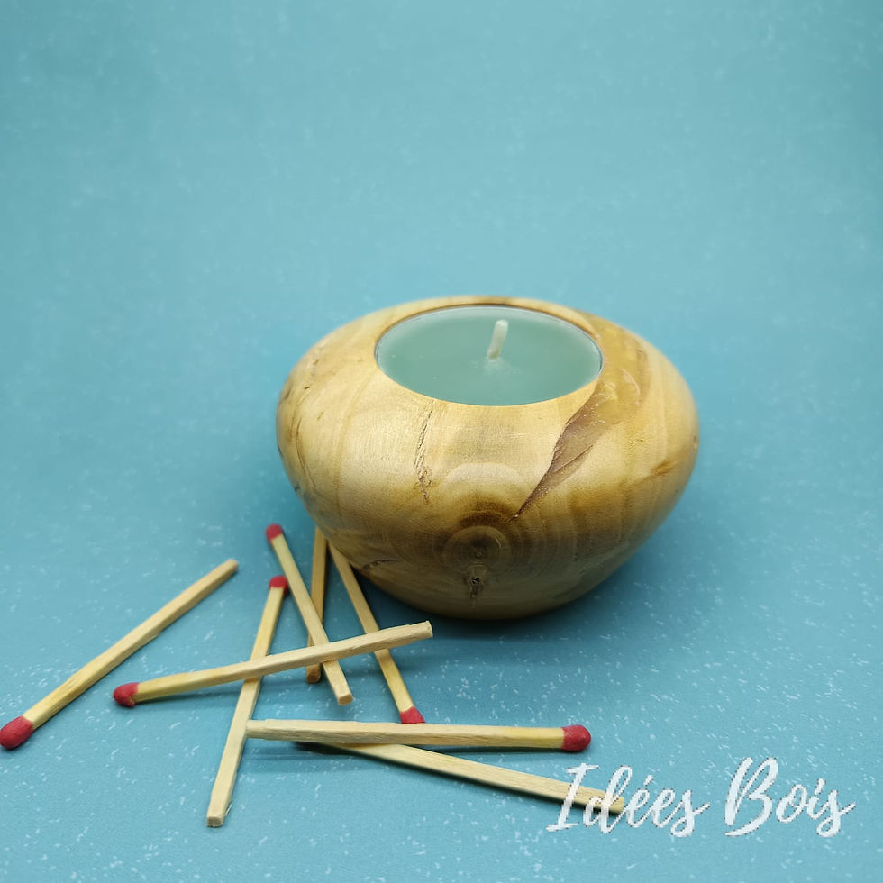 Bougeoir en Cerisier