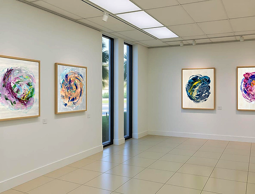 Solo exhibition Galaxies Series