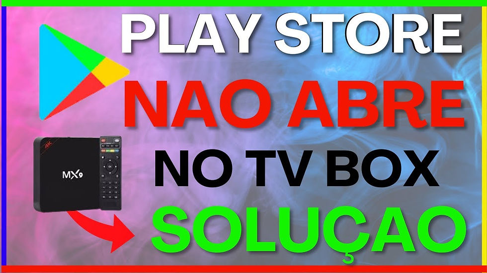 TV Box MXQ PRO | Como corrigir erro ao tentar conectar/logar na Play Store.