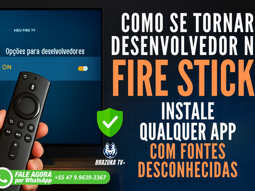 Como se Tornar Desenvolvedor no Fire Stick e Instalar Qualquer App com Fontes Desconhecidas.