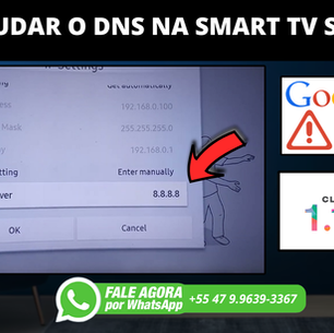 Como Mudar o DNS na Smart TV Samsung (Passo a Passo Completo)