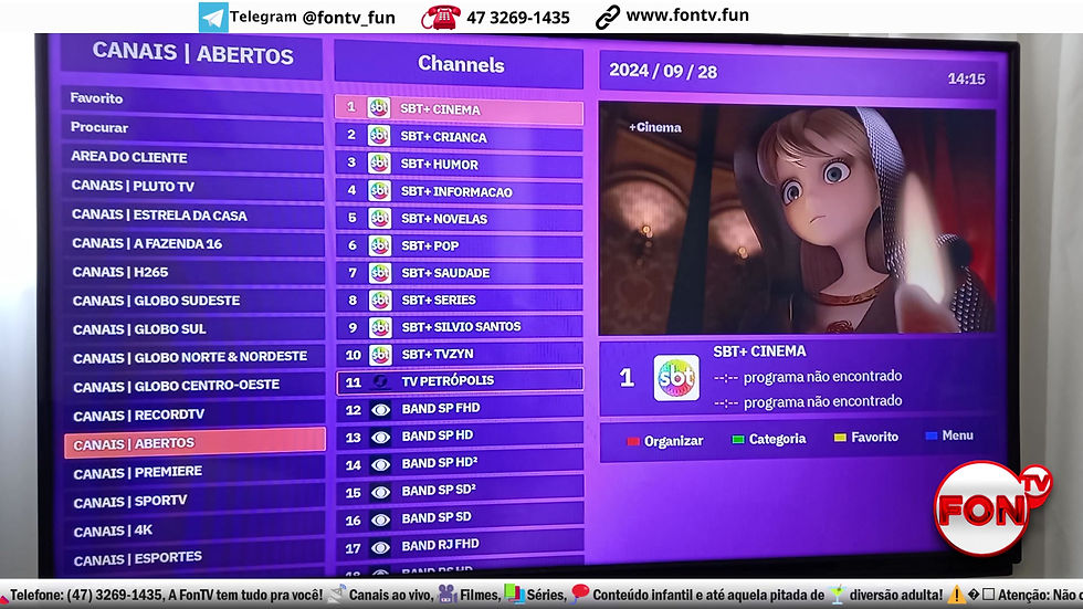 Miniatura: Ativação do Quick Player | Bienal com canais, filmes e séries!