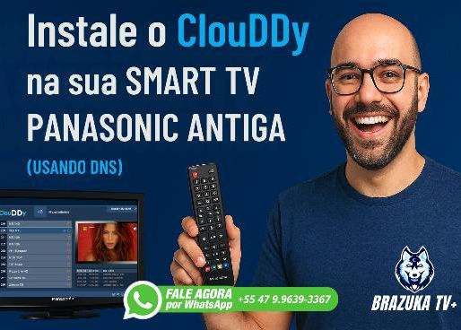 SMART TV PANASONIC | Como instalar o ClouDDy na Smart TV antiga.