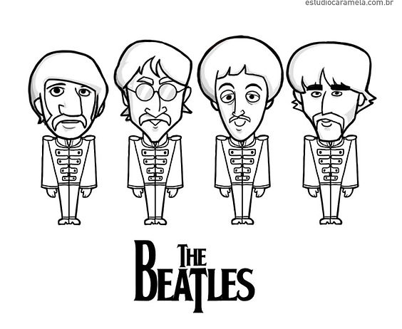desenhos de rock