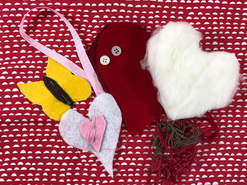 Thumbnail: Warm Your Heart, Penny Wool  Ornament Kit