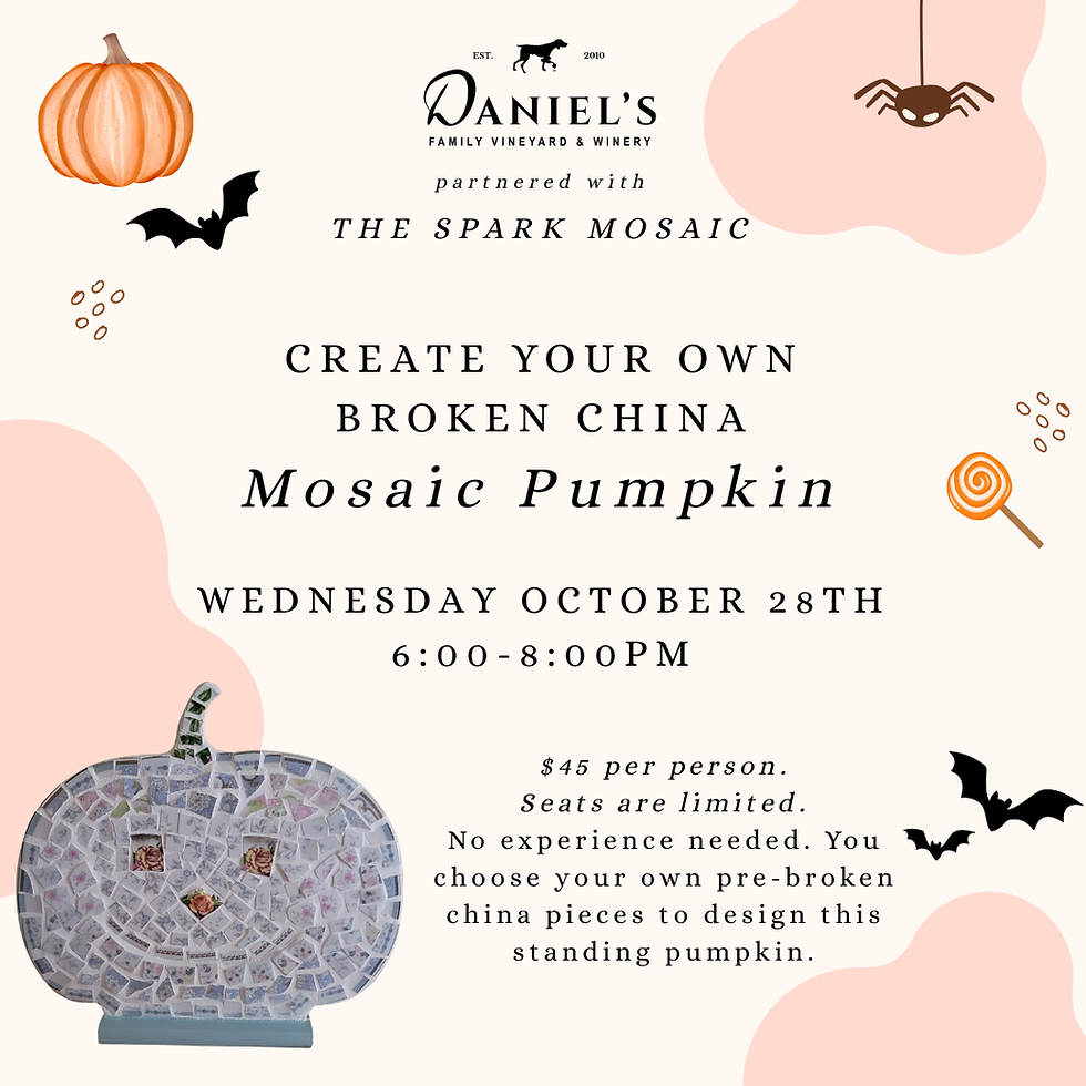 Mosaic Pumpkin Making Class