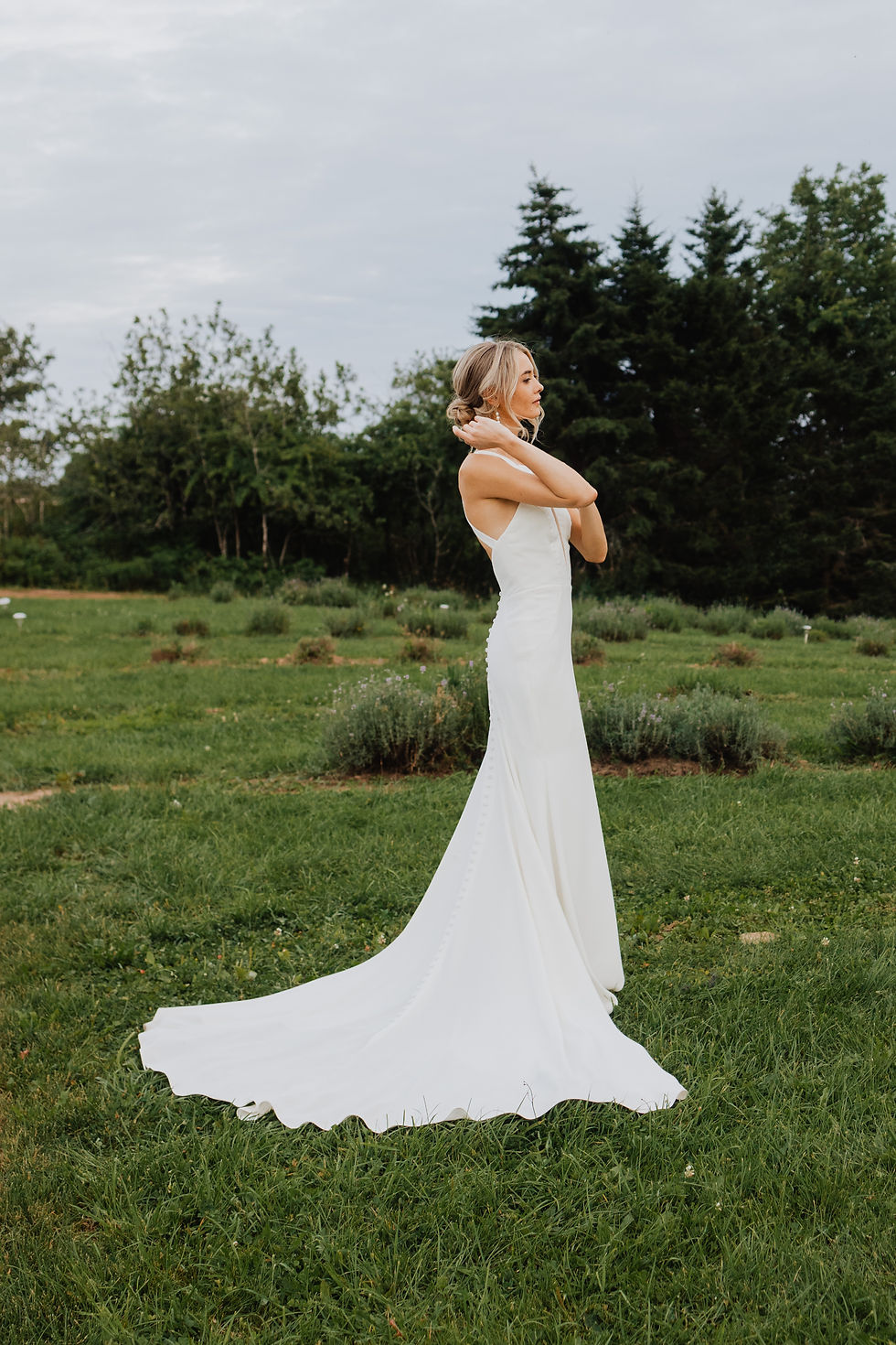 wedding makeup artist, wedding hairstylist, bridal makeup inspo, bridal hair inspo, wedding updo inspo, bridal bun inspo, low bun, natural makeup, halifax weddings, south shore weddings, makeup artist halifax, wedding hair halifax, nova scotia weddings, farm at south cove weddings