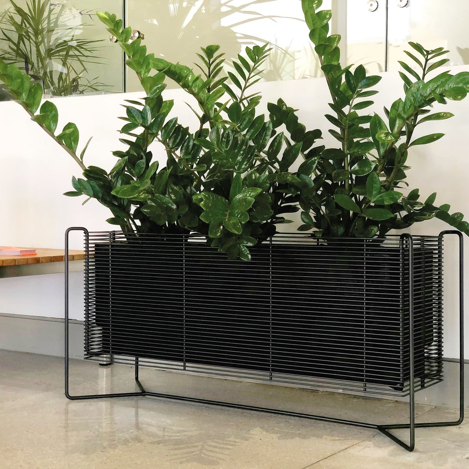 Lin jardiniere métal