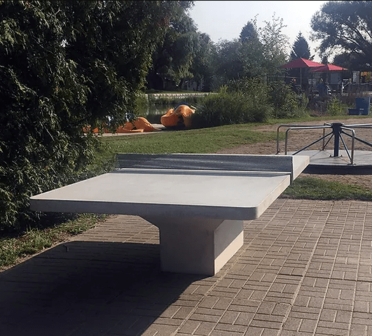table ping pong en béton