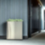 Veranda metal planter