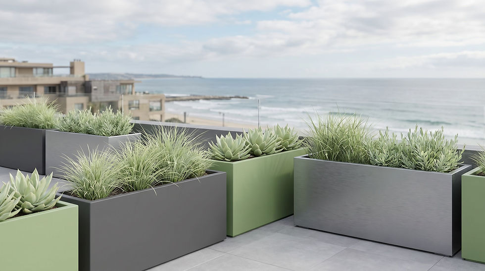 Why coastal properties are favoring corrosion-resistant, lightweight containers for rooftop landscaping cover image
