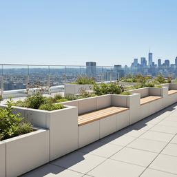 Conception de jardinières pour toitures exposées au vent : guide d’ancrage