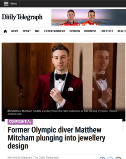 The Daily Telegraph - Matthew Mitcham X Affinity Diamonds Feature
