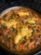 鶏肉と野菜のパエリア