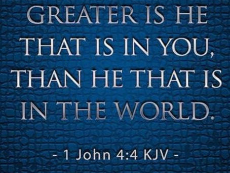 The Holy Spirit in you overcomes the devil in the world ✝️