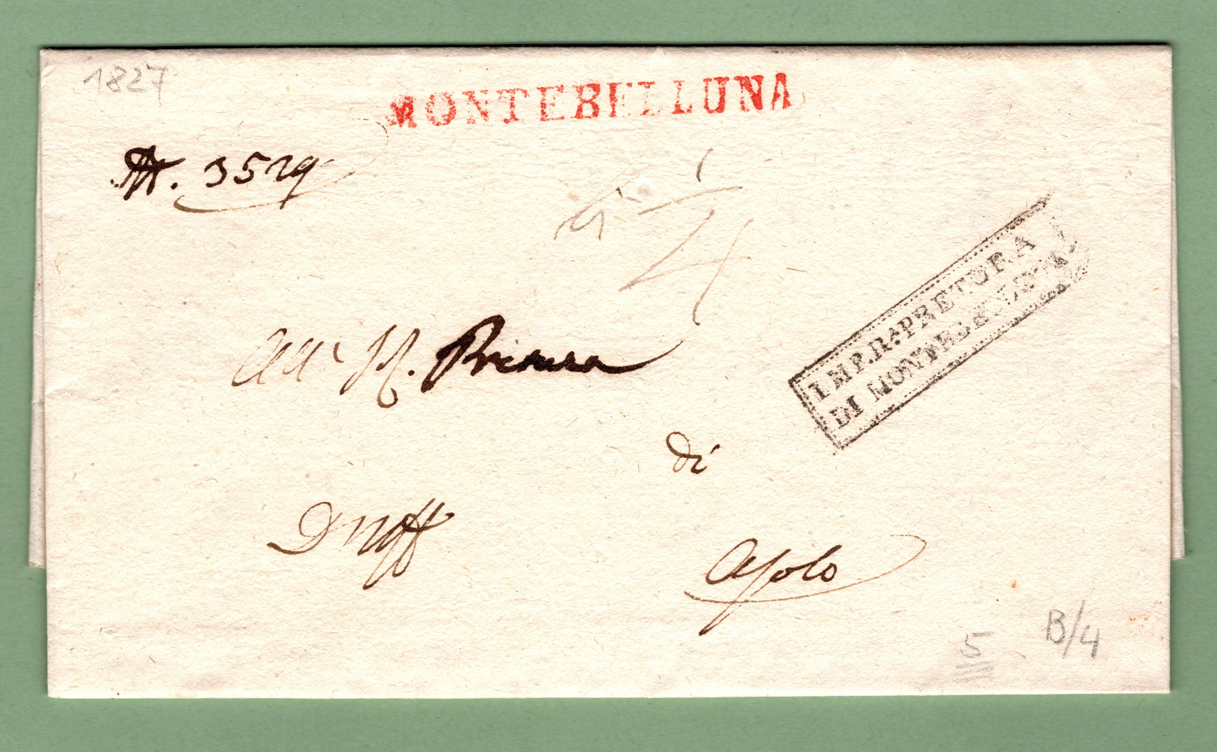 Amtsbrief von Montebellunanach Asolo