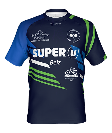 Face avant du maillot du Club de Tennis de Table Erdeven-Belz 2024-2025