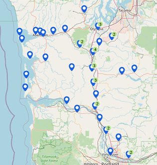 Novus Service Cities Map