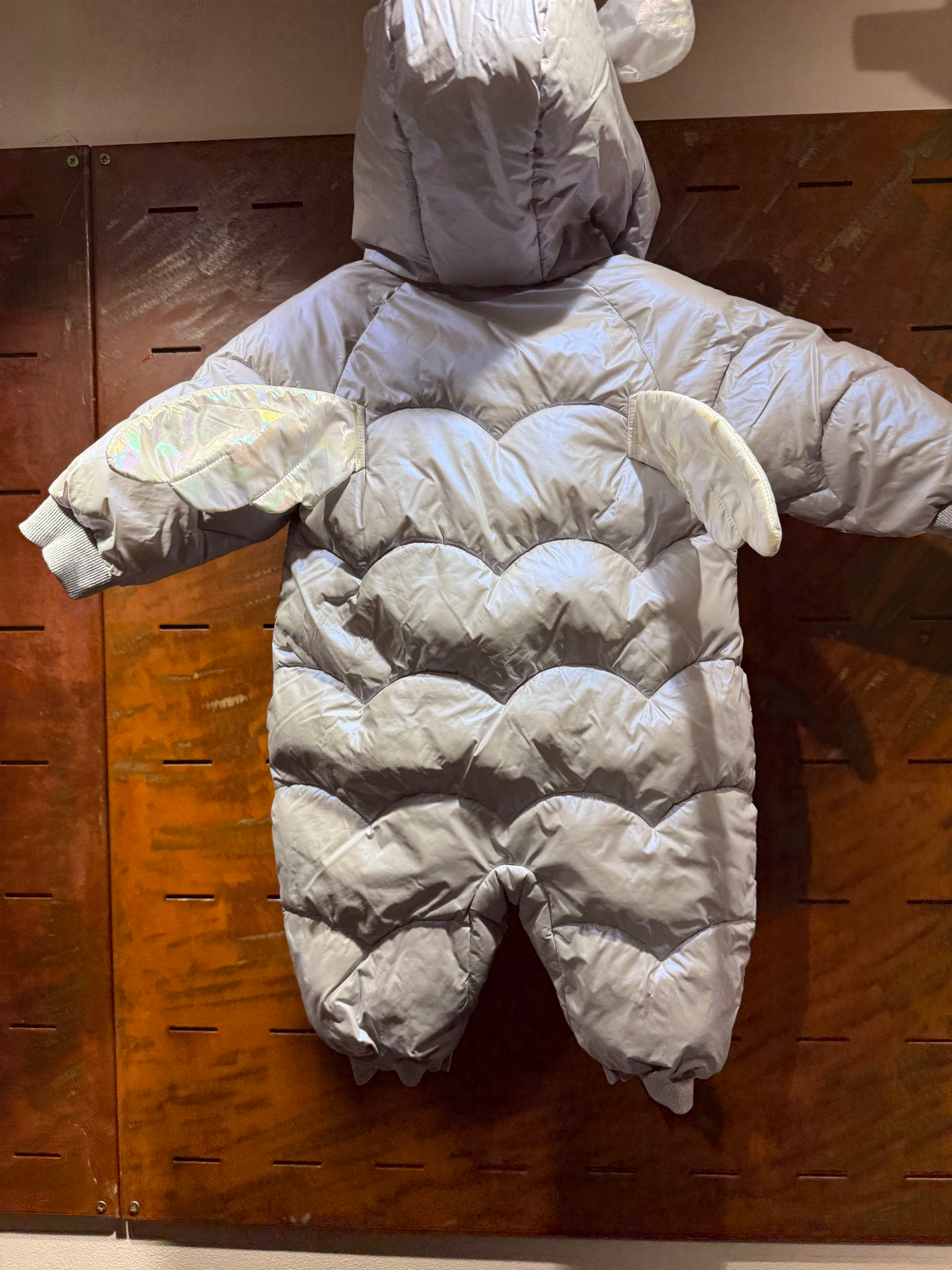 JiAmy Schneeanzug Schneoverall Gr 90  NP 69€ Einhorn Flügel Glanz TOP