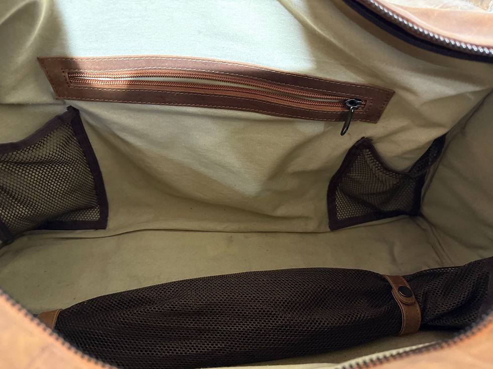 Miniaturbild: Etavi Weekender Reisetasche Duffle Bag Kensington Echt Leder Antiklook 