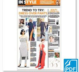 TREND TO TRY: DRESS OVER PANTS