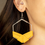 Thumbnail: Suede Solstice ♥ Yellow earrings ♥ Paparazzi Accessories 