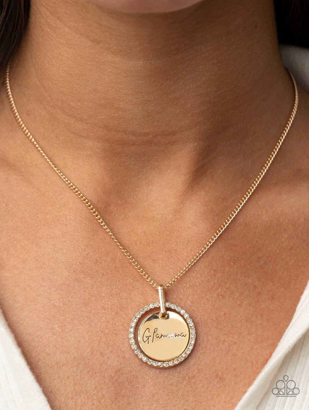 Glam-ma Glamorous - ♥ Gold Necklace ♥ Paparazzi Accessories 