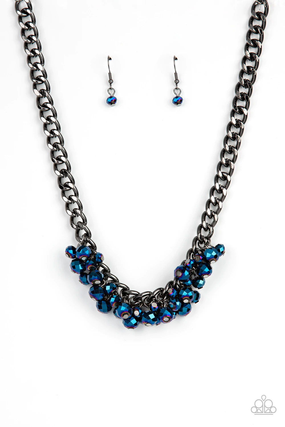 Galactic Knockout ♥ Blue Necklace ♥ Paparazzi Accessories 