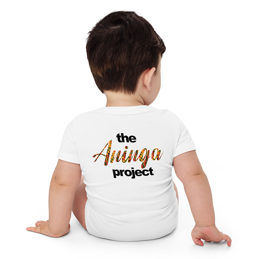 Thumbnail: Aninga Project Baby short sleeve one piece