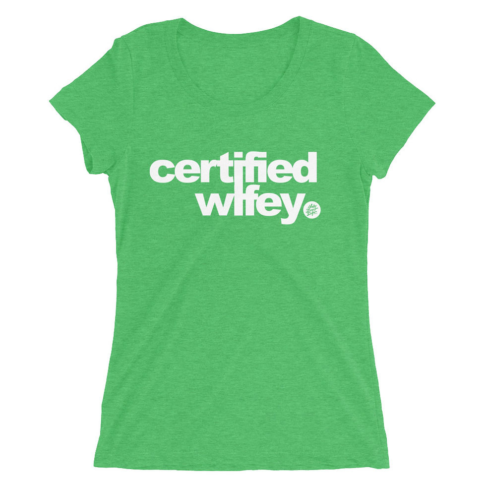 Thumbnail: Certified Wifey - Ladies' short sleeve t-shirt
