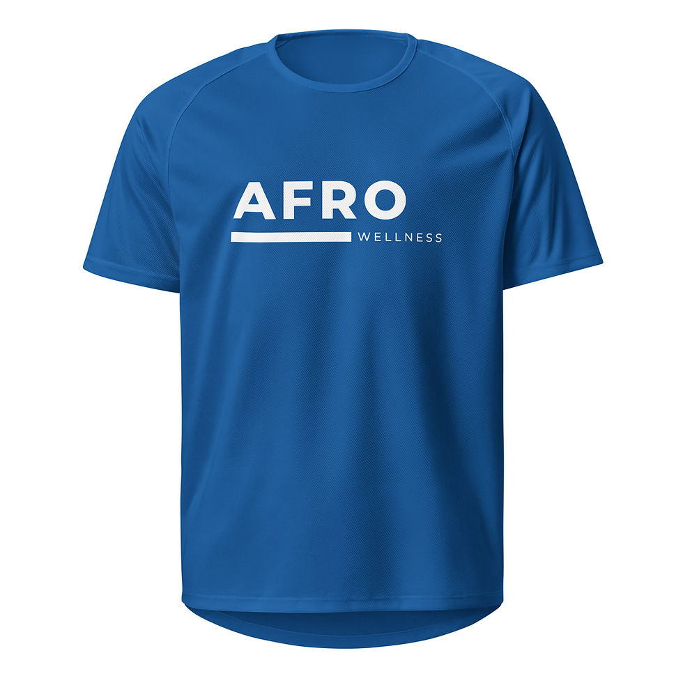Thumbnail: AFRO Wellness Unisex sports jersey