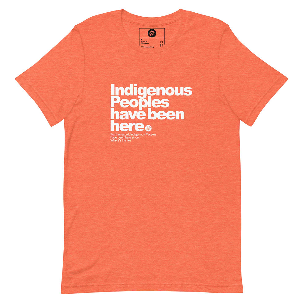 Thumbnail: Unisex "Indigenous Peoples hbh" t-shirt