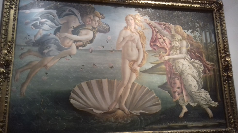"El nacimiento de Venus" Bottichelli