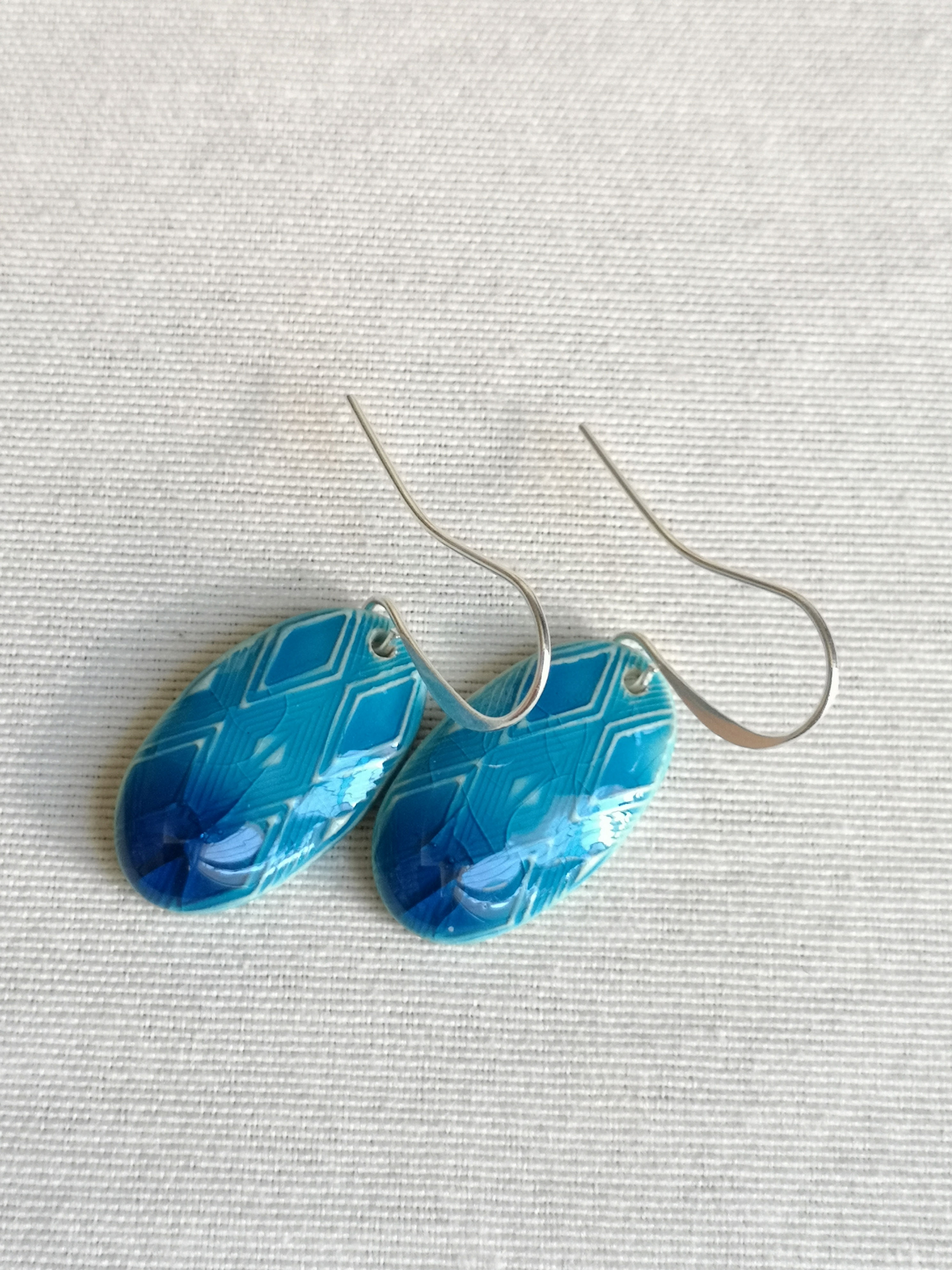 Boucles d'oreilles turquoises