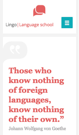 Uddannelse hjemmesideskabeloner – Sprogskole