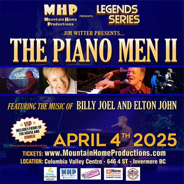 The Piano Men II in Invermere