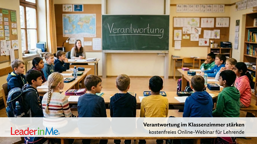Verantwortung im Klassenzimmer stärken – ein kostenfreies Online-Webinar für Lehrende
